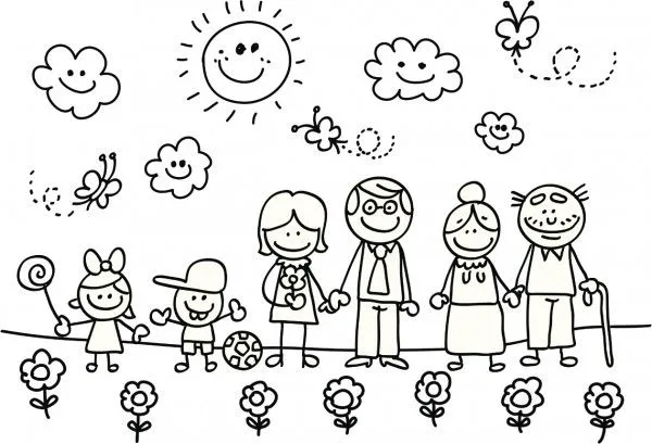 Imágenes infantiles del Día del Niño para colorear e imprimir ... Imágenes infantiles del Día del Niño para colorear e imprimir ...