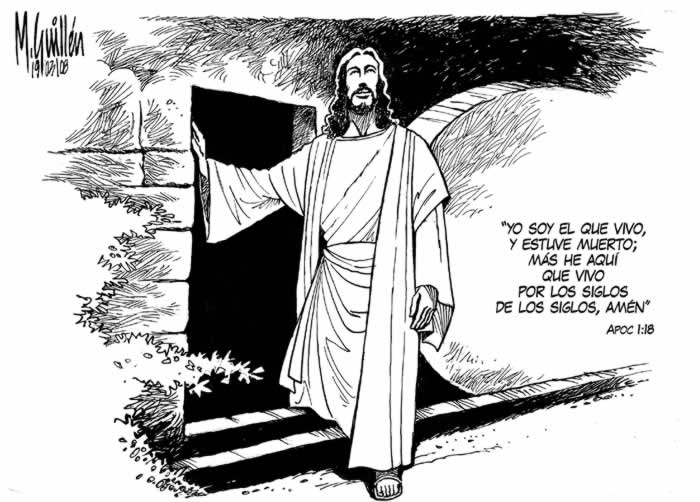Imagenes de Jesus: en caricatura