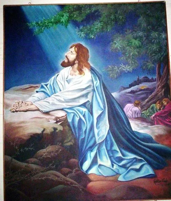 Imagenes de Jesus: orando en el monte de los olivos Imagenes de Jesus: orando en el monte de los olivos