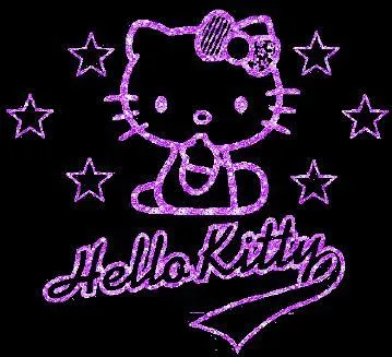 Gif de Hello Kitty con movimiento - Imagui