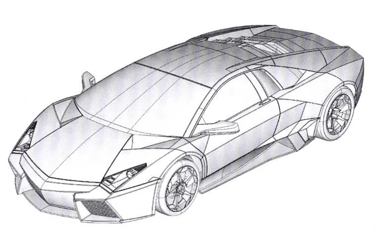 Dibujo De Hot Wheels Lamborghini Gallardo Para Colorear « Wizz Core