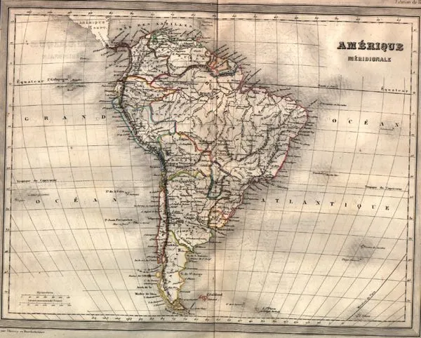 Imágenes y lugares de la Tierra a principios del siglo XIX.