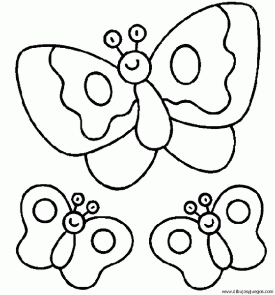 Imagenes de mariposa animadas para colorear - Imagui