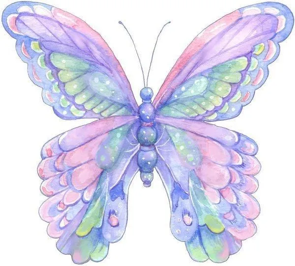 Dibujos o Imagenes Moldes de Hermosas Mariposas Para Pintar o ...