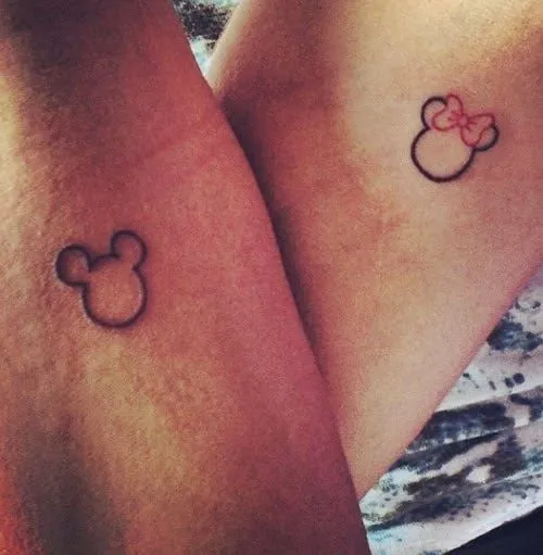 Imágenes de Mickey y Minnie para tatuar - Imagui