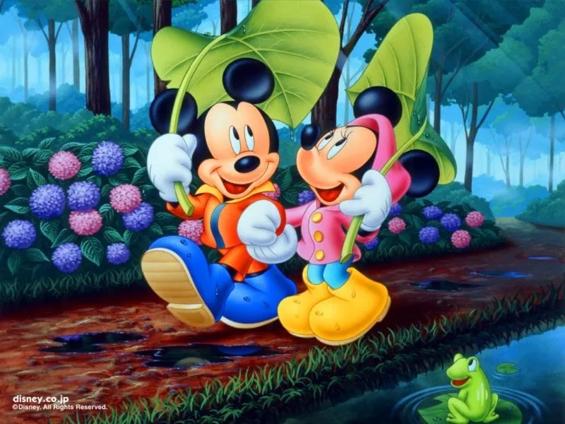Imagenes De Mickey Mouse Y Minnie Enamorados