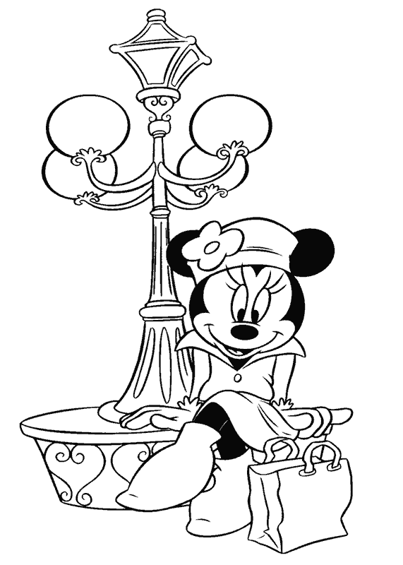 Dibujos para colorear de Minnie Mouse, Plantillas para colorear de ... Dibujos para colorear de Minnie Mouse, Plantillas para colorear de ...