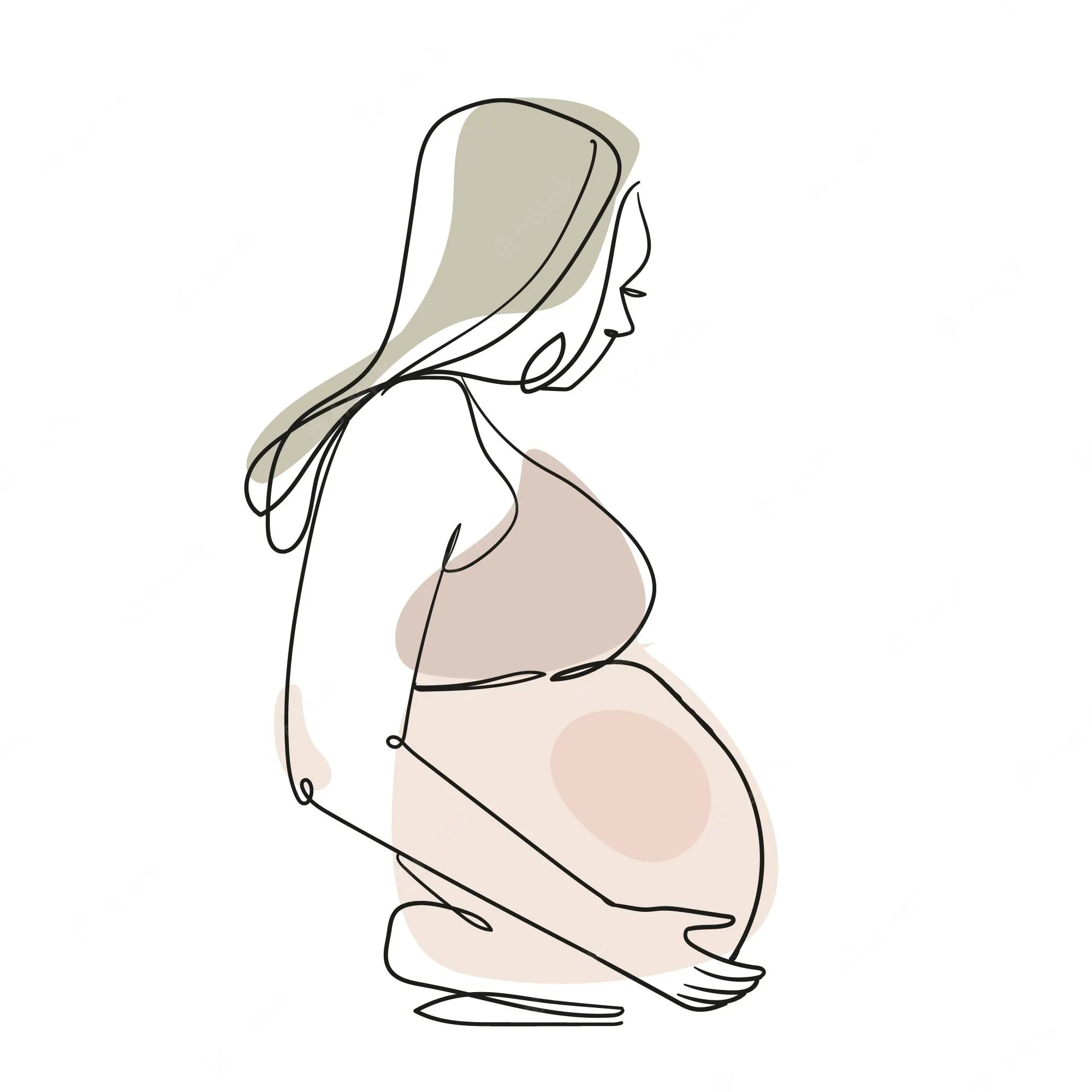 Imágenes de Mujer Embarazada Dibujo - Descarga gratuita en Freepik