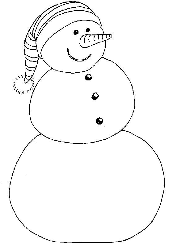 Imagenes Muñeco Nieve - Muñeco de nieve para colorear Imagenes Muñeco Nieve - Muñeco de nieve para colorear