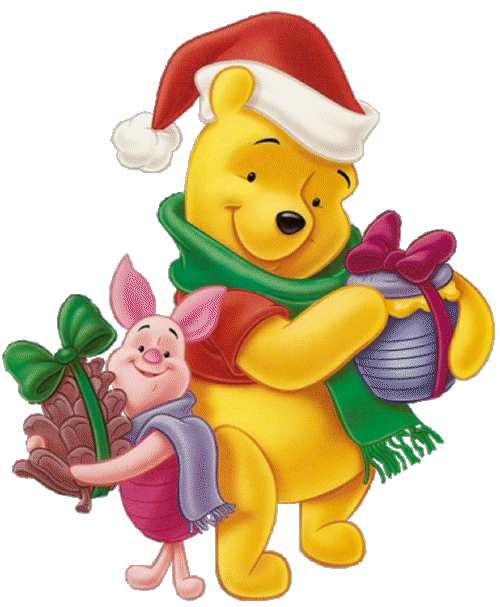 Imagenes de Winnie Pooh bebé en navidad - Imagui