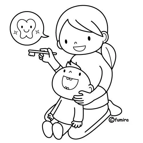 Learn to brush my teeth, free coloring pages | Coloring Pages