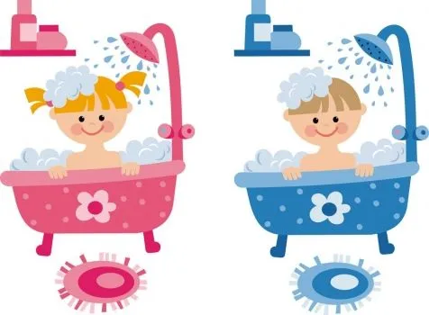 Imágenes de niños enla ducha - Imagui