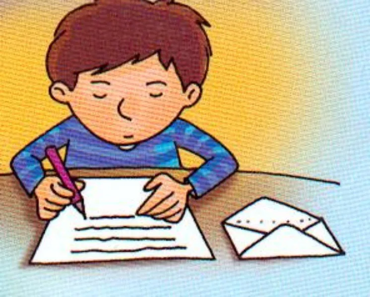 Niño escribiendo - Imagui