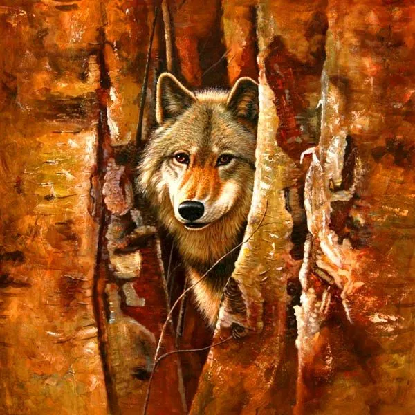 Imágenes al óleo de paisajes con lobos - Imagui Imágenes al óleo de paisajes con lobos - Imagui