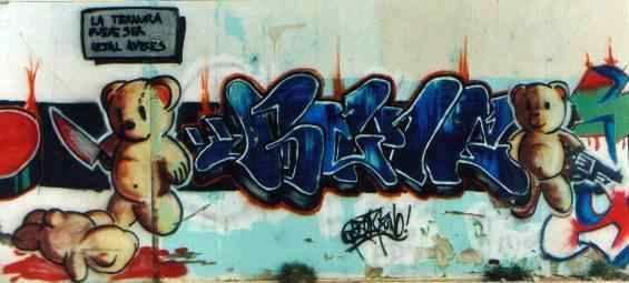 Imagenes de graffitis de osos - Imagui