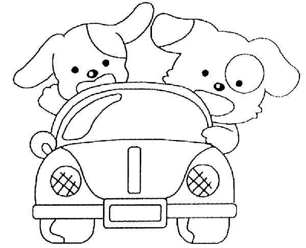 Dibujos de perritos bebés para pintar - Imagui