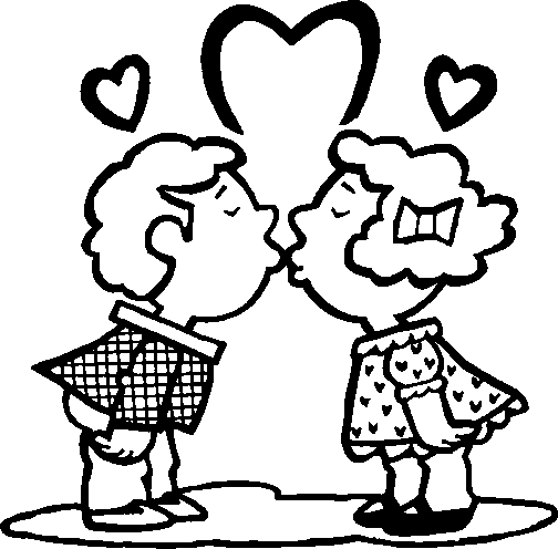 Imagenes de dos personas besandose para dibujar - Imagui
