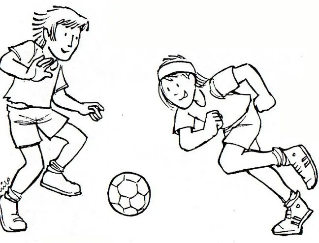 Imágenes para pintar de futbol para el Día del Futbolista el 14 de ...
