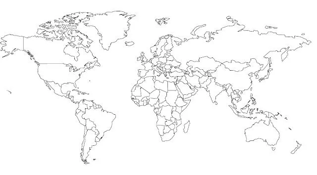 Mapa para imprimir planisferio - Imagui