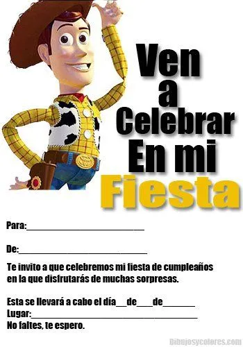 Imagenes Postales y Tarjetas: Invitación de Cumpleaños para niños