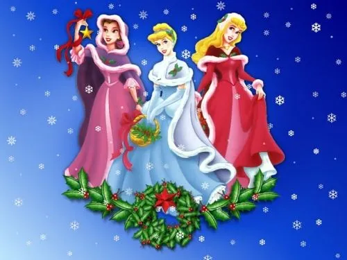 Imágenes de Princesas en Navidad - Imagui