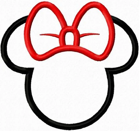 Siluetas de Mickey Mouse y Minnie para imprimir en casa