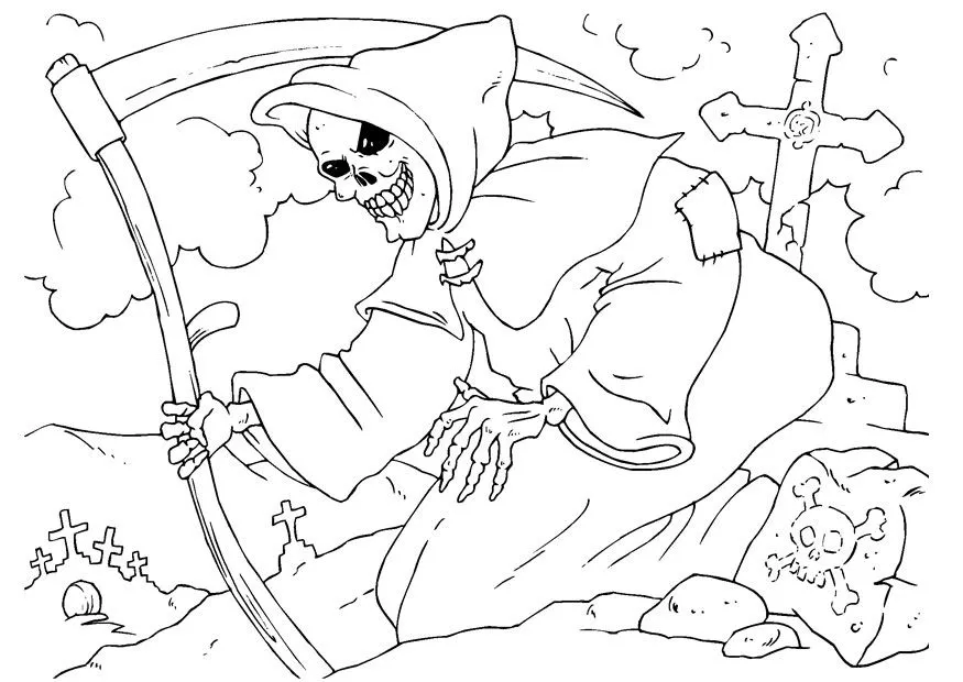 Imágenes de la Santa Muerte para dibujar