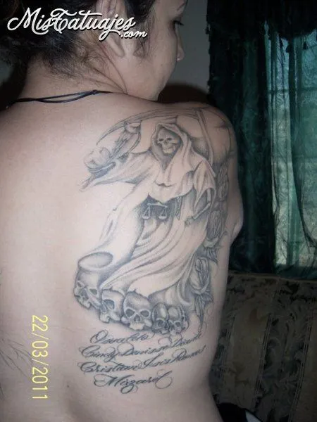 Imagenes para tatuar de la santa muerte - Imagui