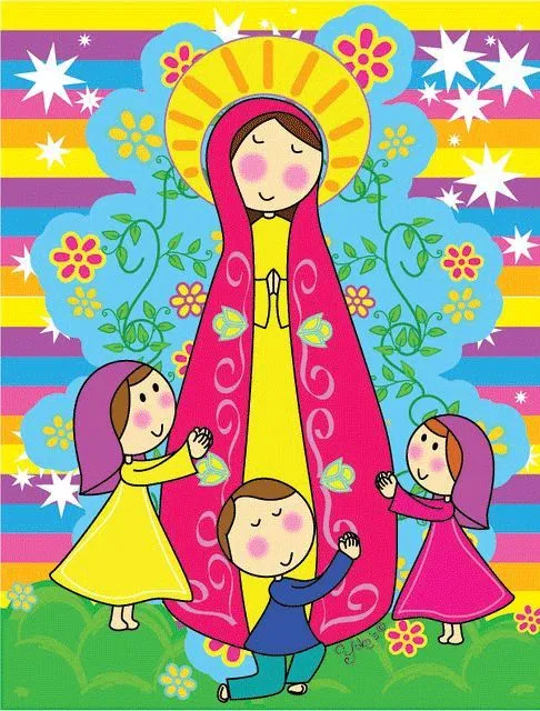 Imagenes de la Santísima Virgen infantiles on Pinterest | Virgen ...