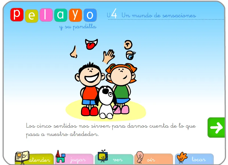 Imagenes los cinco sentidos para niños - Imagui