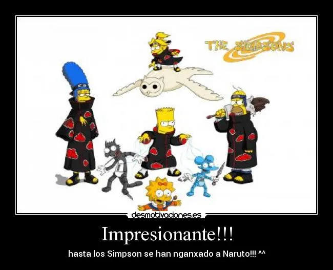Imagenes de los Simpson vestidos de Naruto - Imagui