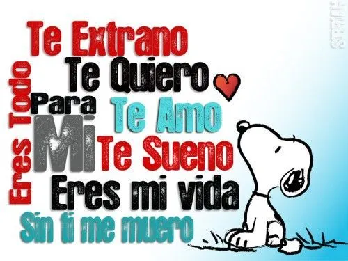 Snoopy Frases - Snoopy pharses on Pinterest | Snoopy, Amor and Frases
