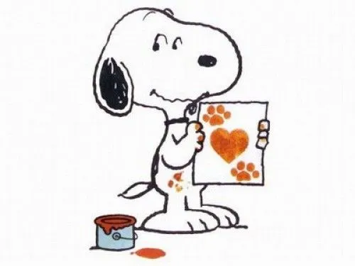 Dibujos tiernos de Snoopy - Imagui