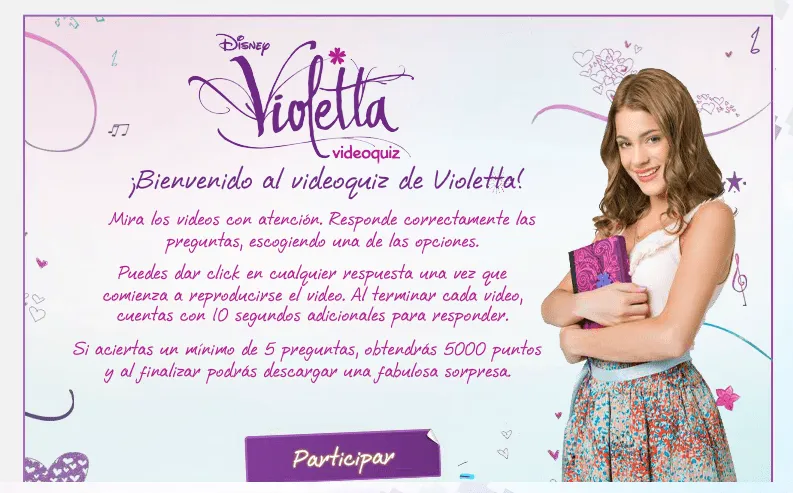 Violetta: Vídeo Quiz de Violetta