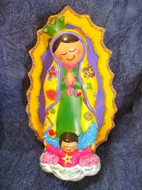 Virgen de Guadalupe Infantil | Centros de Mesa | Pinterest
