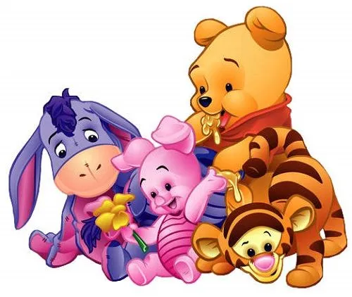 Winnie Pooh bebé dia del amor y amistad - Imagui