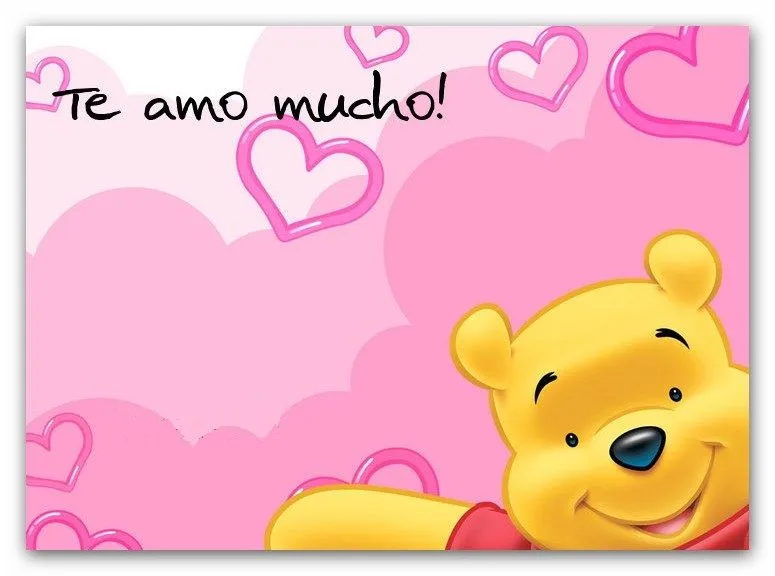 Imagenes • Winnie pooh con mensajes de amor
