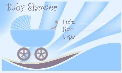 IMAGES IMAGENES: Invitaciones para Baby Shower. Baby Shower cards.