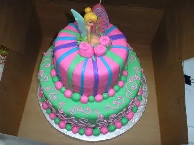 MuyAmeno.com: Tortas de Tinkerbell para Fiestas Infantiles