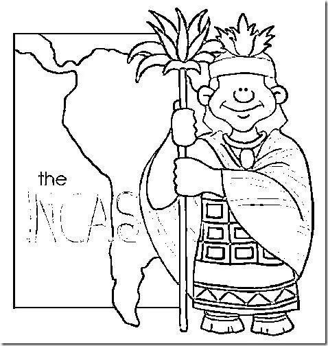 Imperio Inca para colorear - Imagui