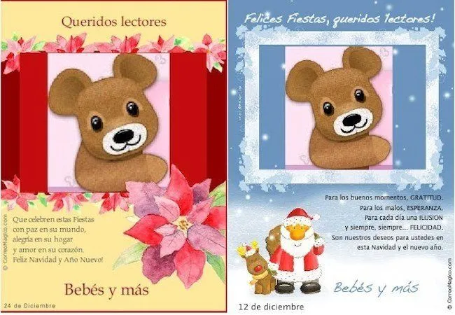 Imprime tarjetas de Navidad personalizadas con tus fotografías