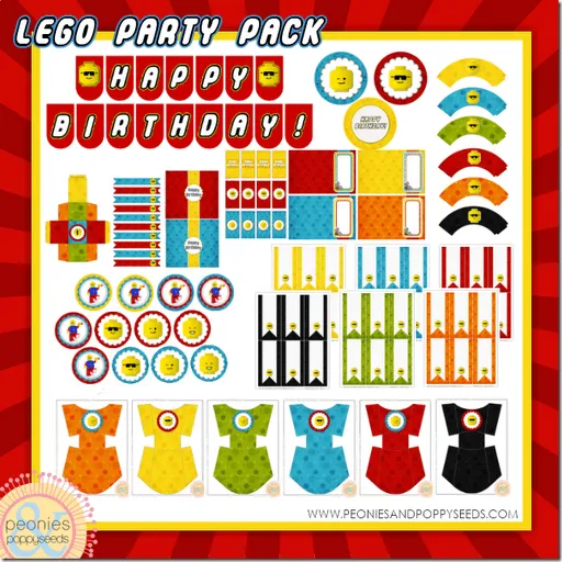 Imprimibles gratuitos para fiesta de Lego. | Ideas y material ...