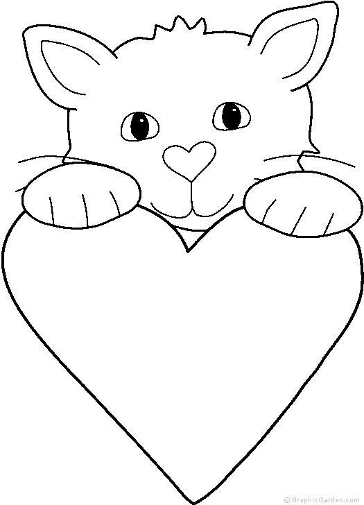 Imagenes de gatitos enamorados para dibujar - Imagui