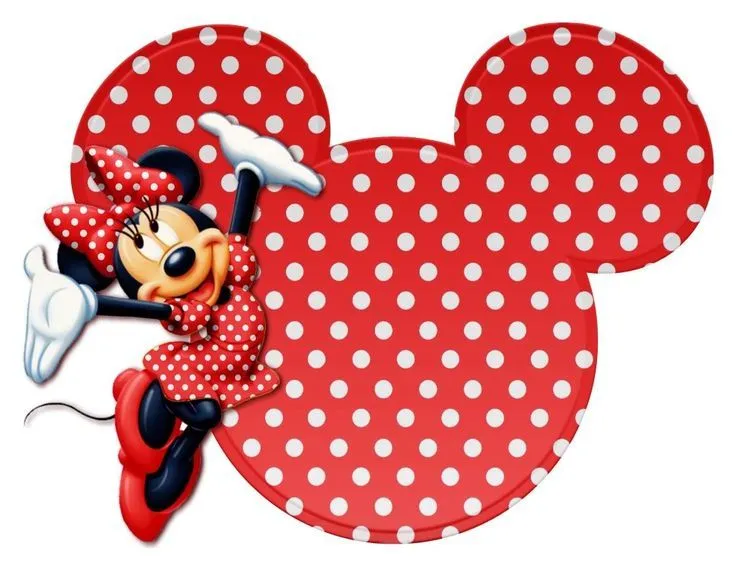 Imprimibles de la silueta de la cabeza de Mickey y Minnie ...