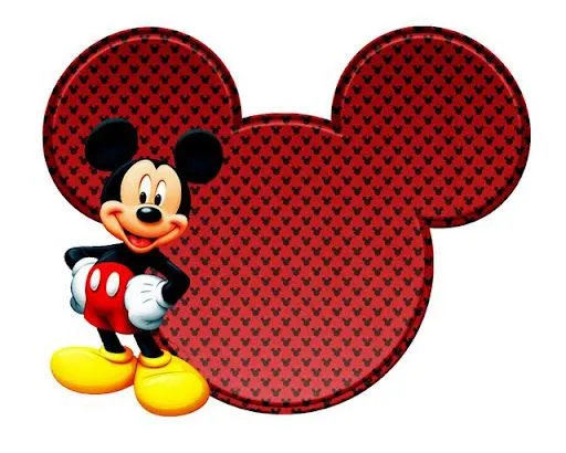 Imprimibles de la silueta de la cabeza de Mickey y Minnie. | Ideas ...