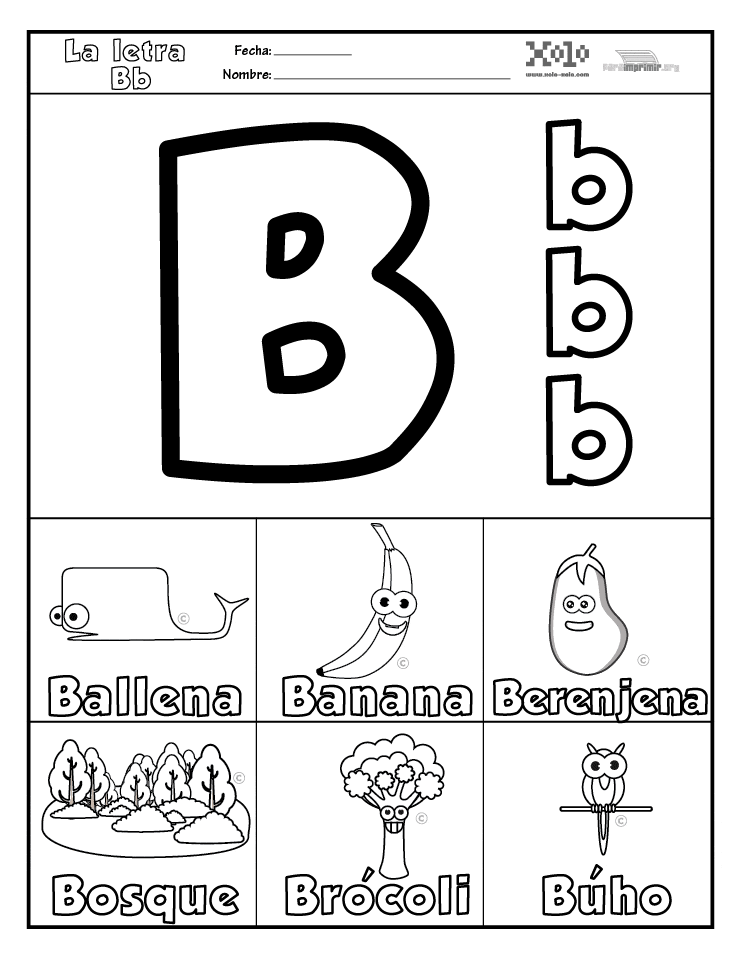 B para imprimir