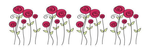 Bordes de rosas para tarjetas de 15 años - Imagui