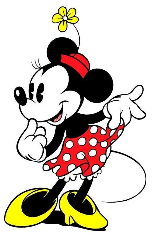 Imprimir Dibujos: Dibujos de Minnie Mouse para Imprimir