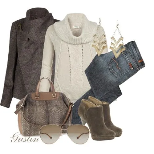 In Moda For Me: Look para el invierno, combinaciones de ropa ...