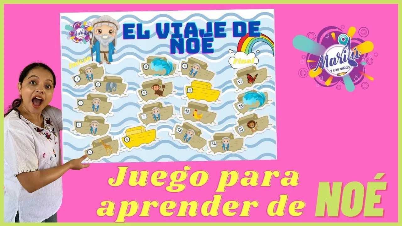 El increíble viaje de Noé: Juegos cristianos para escuela dominical -  YouTube